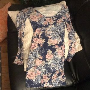 Navy Floral Dress from Guess